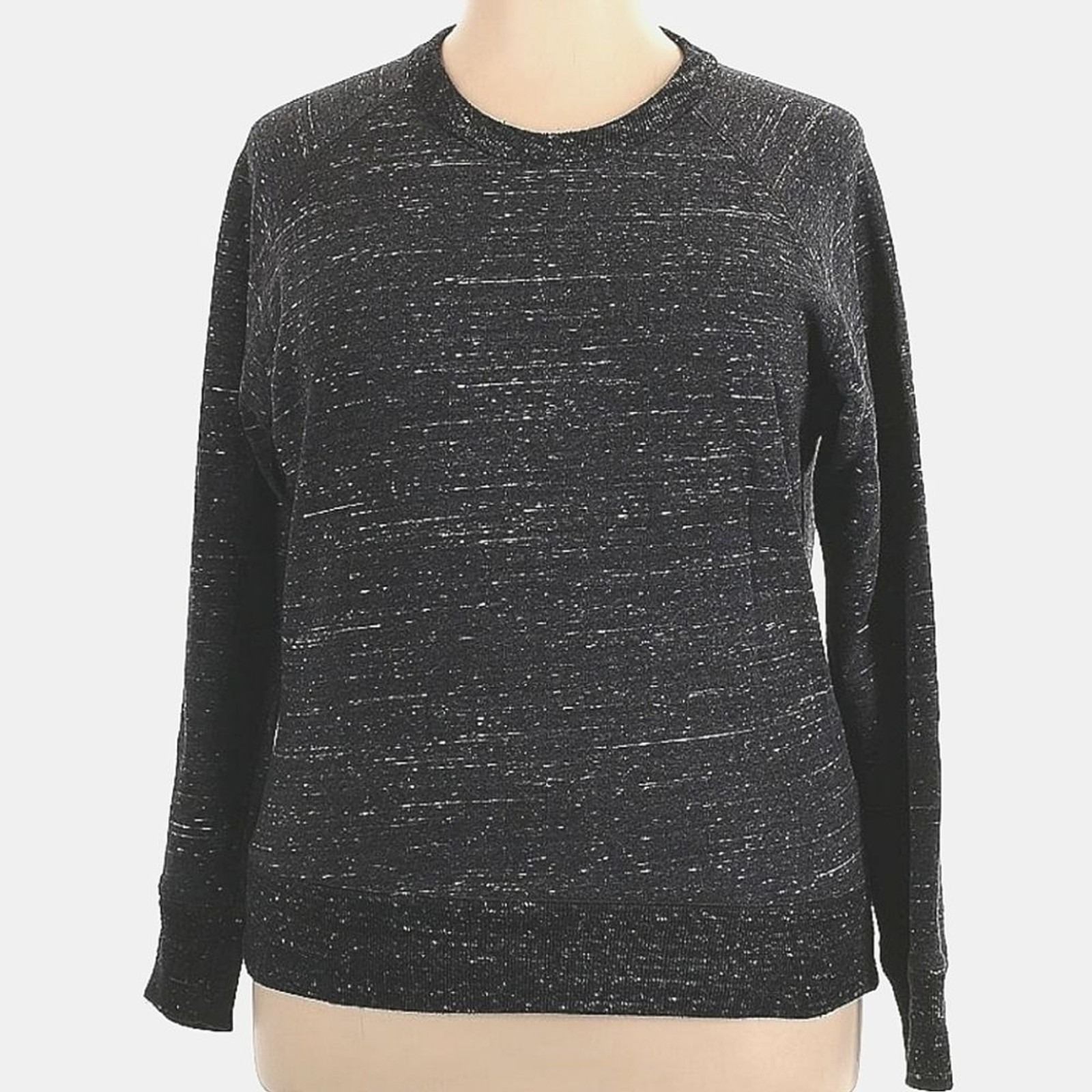 Our Legacy Sweatshirt Women Xl Charcoal Slub Minimalist Scandi Premium Luxury